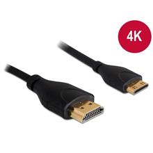 Delock Kabel High Speed HDMI s Ethernetem A- samec > mini C-samec Slim 1 m