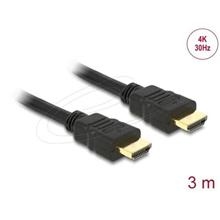 Delock Kabel High Speed HDMI with Ethernet – HDMI A samec > HDMI A samec 4K 3m