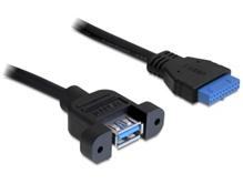 Delock kabel interní 19pin USB 3.0  > 1 x USB 3.0-A samice