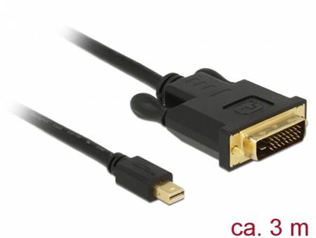 Delock Kabel mini Displayport 1.1 samec > DVI