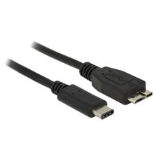 Delock kabel SuperSpeed USB 10 Gbps (USB 3.1, Gen 2) USB Type-C™ samec > USB type Micro-B samec 0.5 m černý