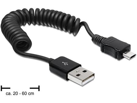 Delock kabel USB 2.0 A samec > USB micro B samec,