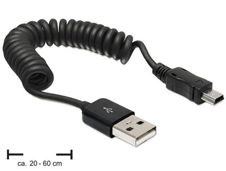 Delock kabel USB 2.0 A samec > USB mini samec,