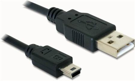 Delock kabel USB 2.0-A > USB mini-B 5 pin 1 m