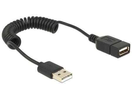 Delock kabel USB 2.0, prodlužovací, samec /