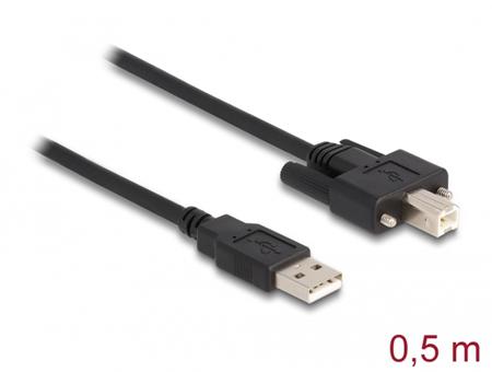Delock Kabel USB 2.0 Typ-A samec na Typ-B samec