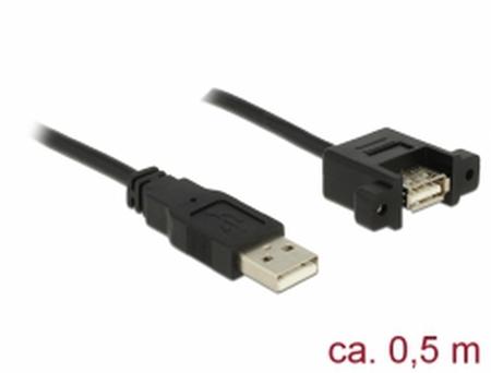 Delock Kabel USB 2.0 Typ-A samec > USB 2.0 Typ-A