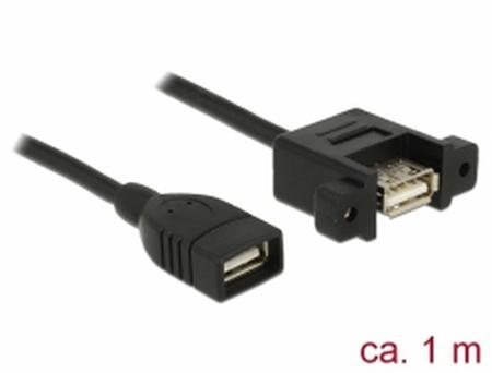 Delock Kabel USB 2.0 Typ-A samice > USB 2.0 Typ-A