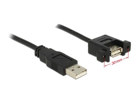 Delock kabel USB 2.0 Type-A samec > USB 2.0