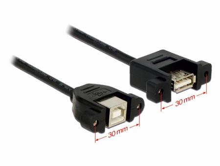 Delock kabel USB 2.0 Type-B samice