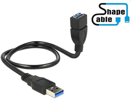 Delock kabel USB 3.0 A samec > USB 3.0 A samice