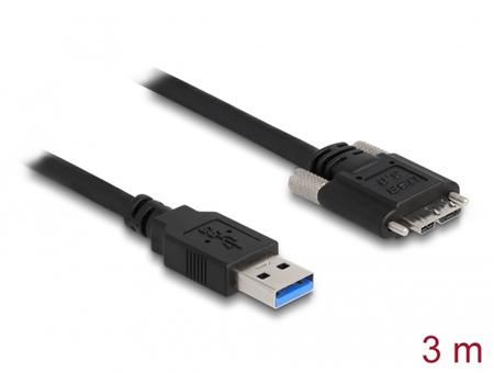 Delock Kabel USB 3.0 Typ-A samec na Typ Micro-B