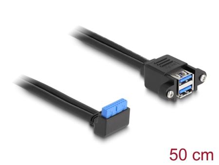 Delock Kabel USB 5 Gbps ze zásuvkového pinového