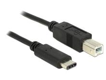 Delock Kabel USB Type-C™ 2.0 samec > USB 2.0 Typ-B samec 2,0 m černý