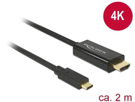 Delock kabel USB Type-C™ male > HDMI male (DP Alt