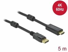 Delock Kabel z Active DisplayPort 1.2 na HDMI, 4K, 60 Hz 5 m