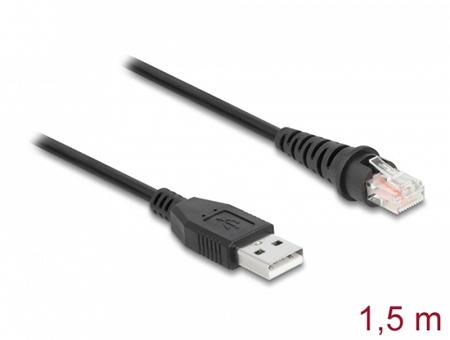 Delock Kabel z rozhraní RJ50 na USB 2.0 Typu-A ke