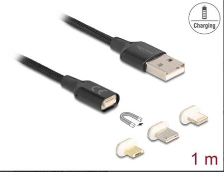Delock Magnetická USB nabíjecí kabelová sada pro