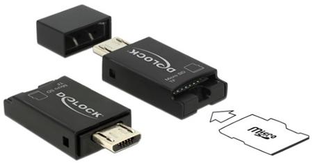 Delock Micro USB OTG Card Reader USB 2.0 Micro-B