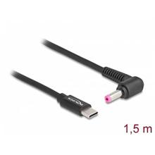 Delock Nabíjecí kabel pro laptop, ze zástrčky rozhraní USB Type-C™ na zástrčku HP 4,8 x 1,7 mm