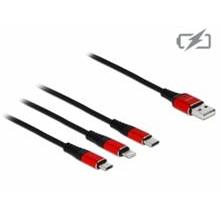 Delock Nabíjecí kabel USB 3 v 1 pro Lightning™ /