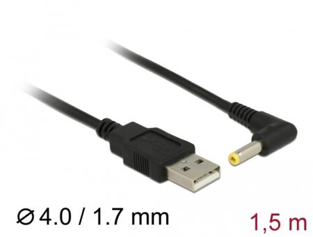 Delock Napájecí kabel USB > DC 4,0 x 1,7 mm male