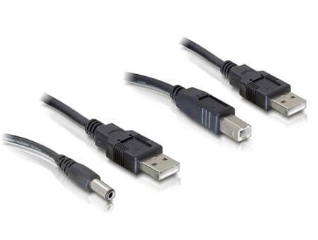 Delock napájecí sada USB kabel + USB A-B kabel 30