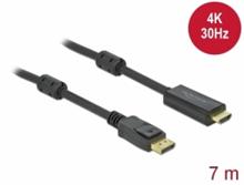 Delock Pasivní kabel DisplayPort 1.2 na HDMI, 4K, 30 Hz 7 m