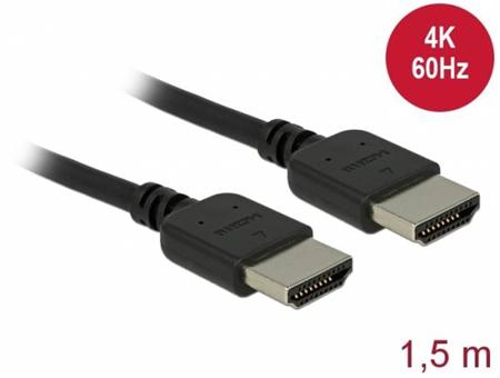 Delock Premium HDMI kabel 4K 60 Hz 1,5