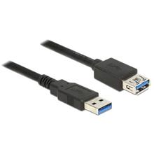 Delock Prodlužovací kabel USB 3.0 Typ-A samec > USB 3.0 Typ-A samice 3,0 m černý