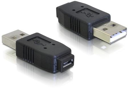 Delock redukce micro USB A+B samice na USB A