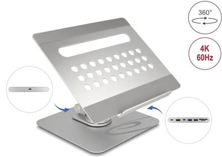 Delock Stojan na tablet a na laptop s