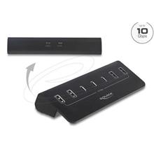 Delock USB 10 Gbps Hub se 3 porty USB Type-C™ a 4 porty USB Typ-A