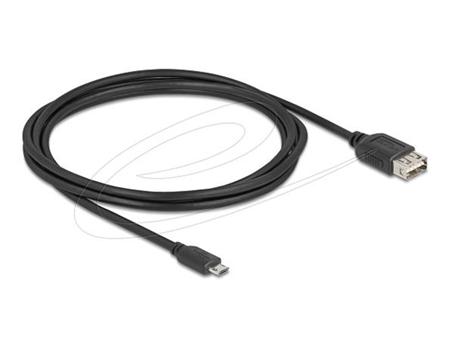 Delock USB 2.0 kabel EASY USB typu Micro-B samec
