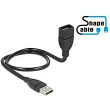 Delock USB 2.0 kabel samec > A samice ShapeCable