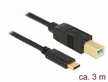 Delock USB 2.0 kabel Type-C na Typ-B 3 m