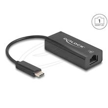 Delock USB 2.0 Type-C Síťový adaptér 10/100 Mbps LAN 1 x RJ45