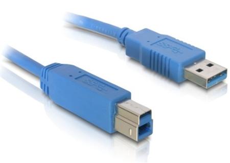 Delock USB 3.0 kabel A samec/ B samec délka 3