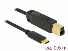 Delock USB 3.1 Gen 2 (10 Gbps) kabel Type-C na Typ-B 0,5 m