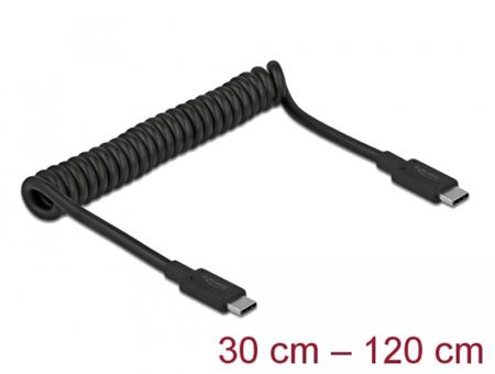Delock USB 3.1 Gen 2 Kroucený kabel Type-C samec