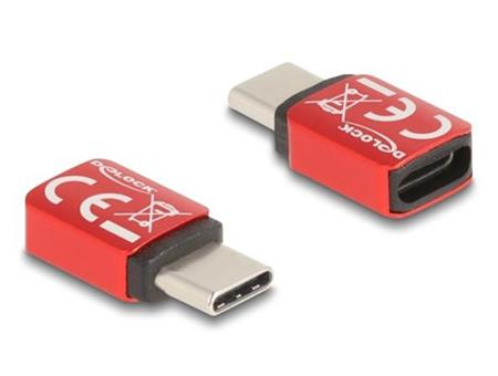 Delock USB Blokátor dat USB Type-C™ samice na USB