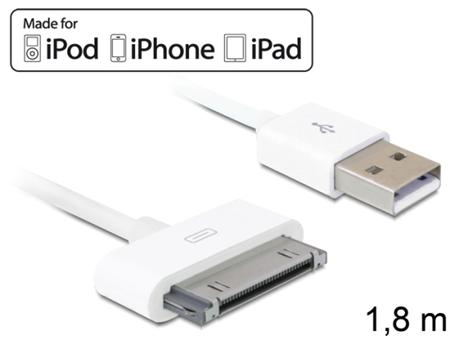 Delock USB napájecí a datový kabel iPod, iPhone,