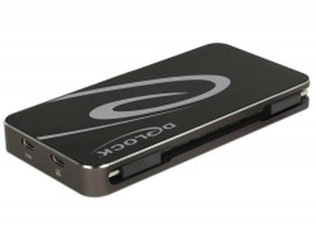 Delock USB Typ-C™ 3.1 Dokovací Stanice HDMI + DP