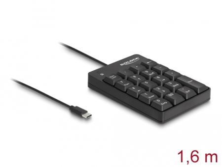 Delock USB Type-C™ numerická klávesnice 19 kláves