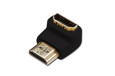 Digitus HDMI adapter, type A, 90o angled M/F,