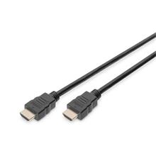 Digitus Highspeed Ethernet HDMI (1.4) propojovací kabel, 3x stíněný,  AWG 30,  1m, pozl. kontakty