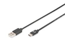 Digitus Připojovací kabel Digitus USB C na A 4,0 m, 3A, 480 MB, verze 2.0