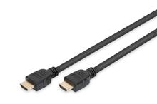 Digitus připojovací kabel HDMI 2.1 Ultra High Speed, typ A M / M, 3,0 m, s Ethernetem, UHD 8K 60p, zlacené konektory