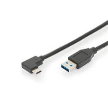 Digitus Připojovací kabel USB 3.1, C 90o úhlový k