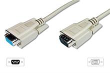 Digitus prodlužovací kabel pro VGA monitor, stíněný, šedý, měď, 3m